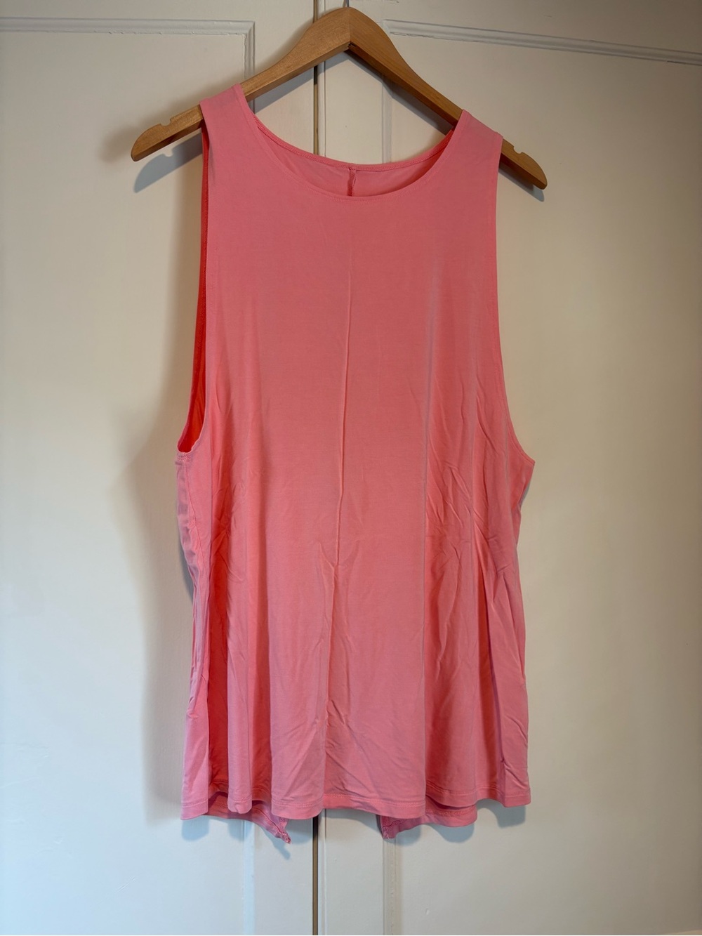 Love & Fit Pink Sleeveless Open Back Athletic Top
